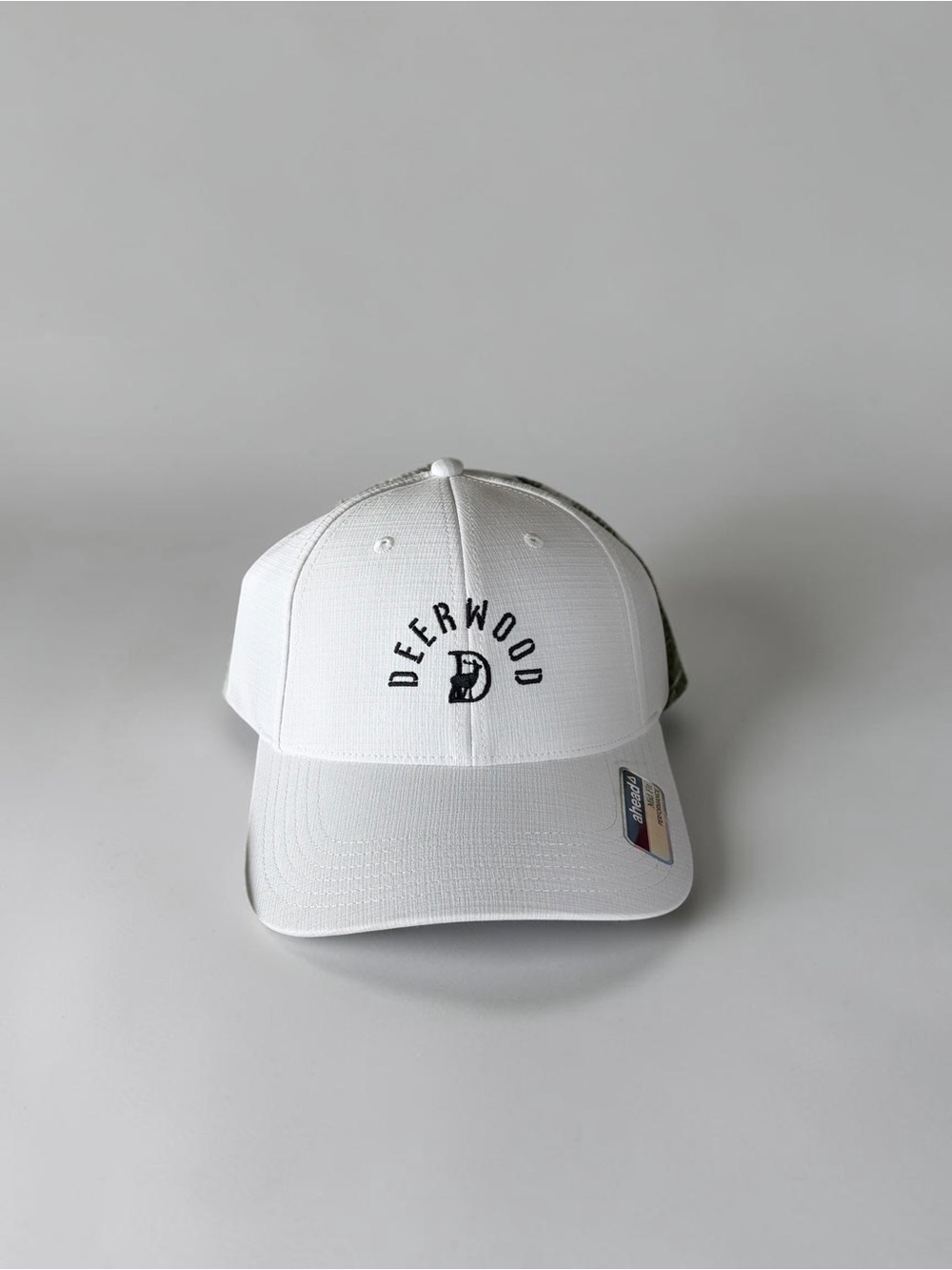 Deerwood White Logo Trucker Hat